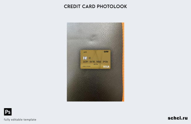 цифровая загрузка Великобритания LHV Bank Visa Gold фотоизображение переднего ша